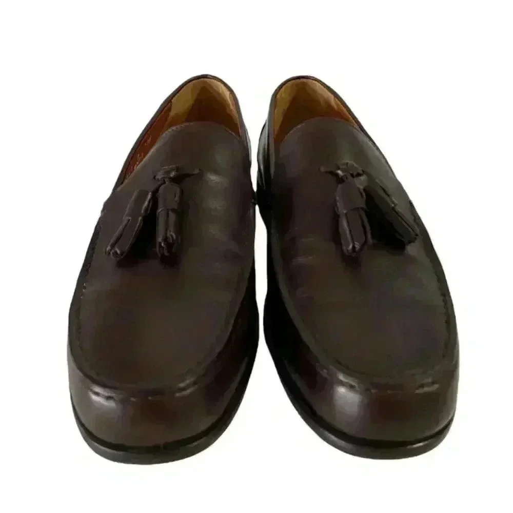 Roberto Botticelli x Aldo Bruce Tassel Loafers Italian Leather Men’s 9 Preppy